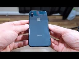 iPhone X with NO Case!