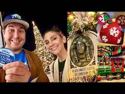 We Visited All 21 Disney Christmas Trees At Disney Springs Tree Stroll - THE HAUNTED MANSION TREE 🔥