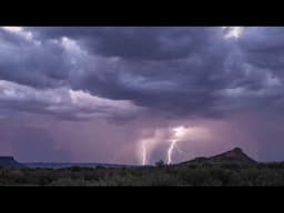 Lightning Storm Time-Lapse in West Texas