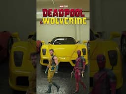 Deadpool and Wolverine visit my garage #funny #deadpool #wolverine