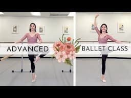 Advanced LIVE Ballet Class 💚 Barre & Center Exercises  | Kathryn Morgan