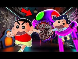 Shinchan Trying To Escape From Creepy Crawlers With Friends 😱🔥 | Roblox Horror Game 😰