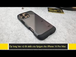 Ốp lưng iPhone 16 Pro Max Spigen Tough Armor Magfit: Bảo vệ cực tốt tích hợp sạc Magsafe