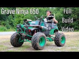 Grave Ninja 650 Powerwheels Full Build Video! Full Time lapse