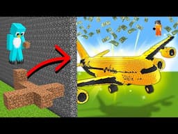 I Cheated with //MILLIONAIRE in a Airplane Build Battle in Minecraft