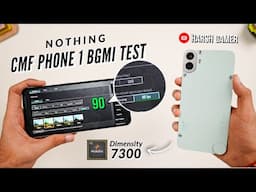 CMF Phone 1 90FPS Bgmi Test | 90FPS Gaming At Just ₹15,000🔥