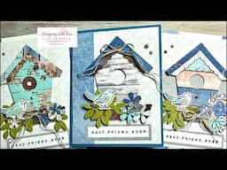 Easy Country Birdhouse Cards!