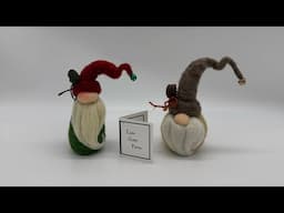 Needle Felting - 30 Minute Gnomes *EASY*