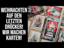 Weihnachten auf den letzten Drücker! Wir machen einfache & schnelle Weihnachtskarten!