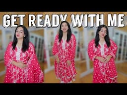 Festive Get Ready with me | Hair, Makeup & Outfit | Vishakha Thakur