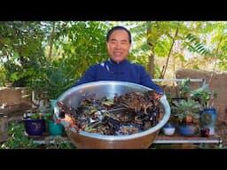 Whole Pot Of Forest Frogs with Secret Sauce! NEW INGREDIENTS! Small but tasty! | Uncle Rural Gourmet