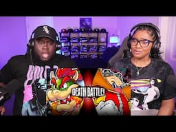 Kidd and Cee Reacts To Bowser VS Eggman (Mario VS Sonic) | DEATH BATTLE!