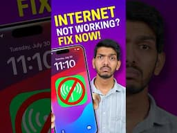 iPhone Network Not Working? FIX IT in Just Two Steps!!