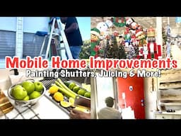 *NEW*  MOBILE HOME IMPROVEMENTS, JUICER + MORE!  AOBOSI /|1998  MOBILE HOME !  #debt #mobileliving