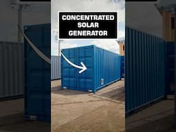 Revolutionary Solar Tech Inside a 20FT Shipping Container! #green energy #solar #solarsteam