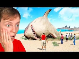 The MEGALODON SHARK in GTA 5! (Find & Catch it)