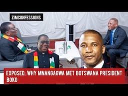 Exposed, Why Mnangagwa Met Botswana President Boko