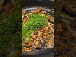 Sautéed Mushrooms with onions and dill