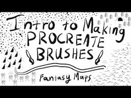 How to Create a Stamp Brush in Procreate for a Fantasy Map