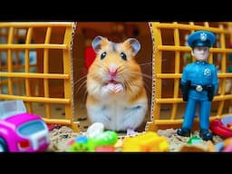 Hamster Escapes the Prison Maze Through the Vent 🌬️🐹 Mini Danisa