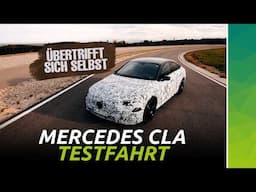 CLA-Erlkönig Testfahrt: Das kann die nächste Generation E-Autos von Mercedes