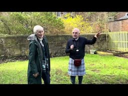 Joe and Mike Visit the Eric Liddell Peace Garden and Window at Edinburgh United Reformed Church