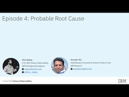 The Inside IBM Instana Observability Webcast – Episode 4: Probable Root Cause