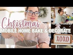 🎄CHRISTMAS DECOR IN THE DOUBLE WIDE🎄| decorating the kids rooms | bake and decorate with me!