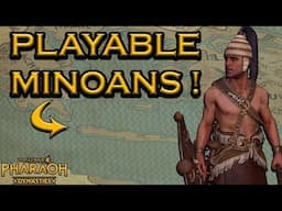 PLAYABLE MINOANS ! This Total War: PHARAOH mod gives you PLAYABLE KNOSSOS!