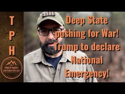 Deep State Pushing for War! Trump to declare National Emergency!