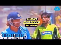 MS Dhoni Sledged & Abused by Afridi & Rana | BackFired on Them Badly | INDvPAK 2005 !!