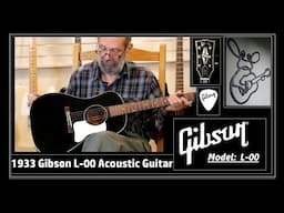 1933 GIBSON L-00 Vintage Acoustic Guitar - THE GEORGE GRUHN ® GUITAR SHOW (S3)