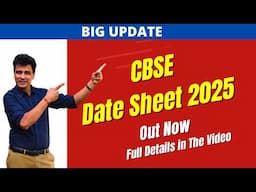 Big Update 🔥 | CBSE Board Date Sheet 2025 Out Now |  CBSE Board 2025