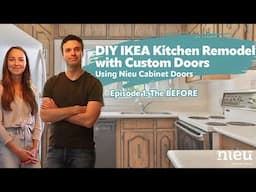 DIY IKEA Kitchen Remodel with Custom Doors: THE BEFORE