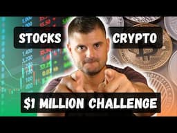 $1 MILLION Portfolio Challenge (Stocks vs. Crypto)