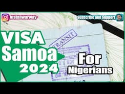 Samoa visa for Nigerians 2024