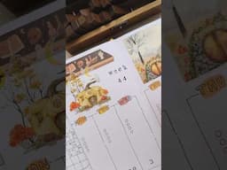 🍁 October 2024 bullet journal plan with me week 5