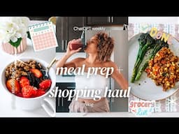 I asked ChatGPT to meal plan for me…here’s how it went + grocery shopping haul | vlog