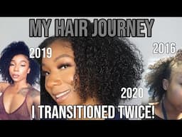 I unintentionally Transitioned TWICE! - My Hair Journey & Natural Hair Tips