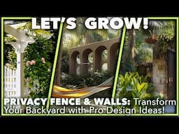 TRANSFORM YOUR YARD: Privacy Fence Ideas AND Pro Tips from a Landscape Architect