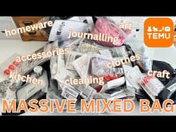 MASSIVE TEMU HAUL | CLOTHES | ACCESSORIES | CLEANING | HOME MAINTENANCE | ART | PAINTING | CRAFT