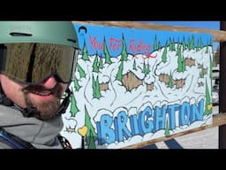 Skiing Milly Top to Bottom at Brighton Ski Resort Utah while on the phone w/ Cardo PackTalk Outdoors