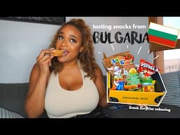 Trying BULGARIAN snacks 🇧🇬  | Snack Surprise Unboxing