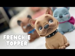 How to make a cute French Bulldog cake topper