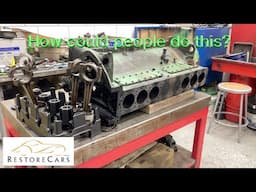 1932 Stutz DV-32 Engine disassembly