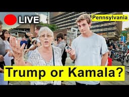 IRL ASKING Americas Most Important Voters Who They Are Voting For | Pennsylvania