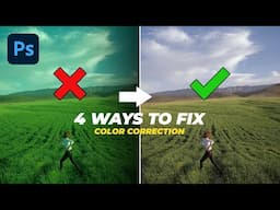 4 Easy Ways to Color Correction in Photoshop | Correct or Fix Color Cast in Photoshop (Easy)