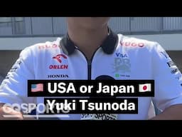 F1's Yuki Tsunoda Plays 'USA or Japan'