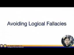 Purposive Communication: Avoiding Logical Fallacies (Lesson 9.2)