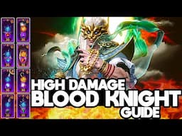 Huge Damage Blood Knight Dungeon Build in Diablo Immortal